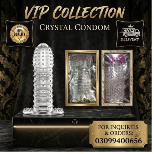Crystal Reusable Condom In Pakistan