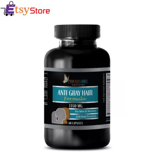 Anti Gray Hair Formula 1350MG Capsules In Pakistan