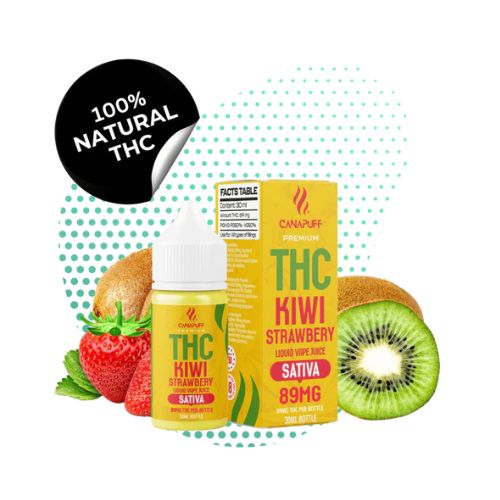   THC Liquid 89mg Kiwi Strawberry 30ml In Pakistan  