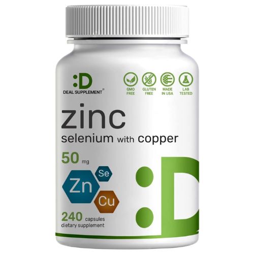Zinc 50mg with Selenium + Copper 60 Capsules in Pakistan