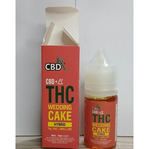 THC Wedding Cake Vape THC 2000mg CBD 30ml In Pakistan
