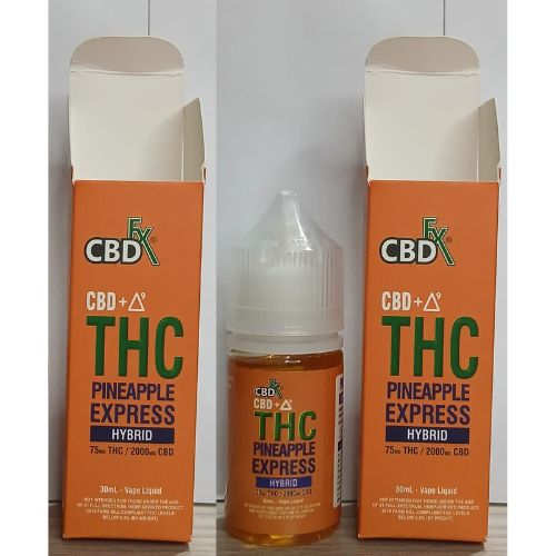 THC pineapple vape THC 2000mg CBD HYBRID 30ml in Pakistan