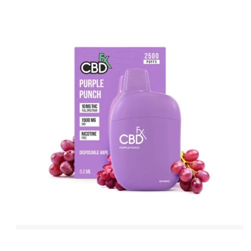 THC Vape Pen Purple Punch 1500mg CBD + 10mg THC In Pakistan