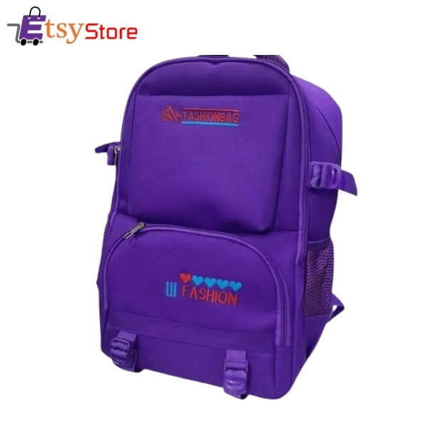Purple Parachute School Backpack for Girls In Pakistan