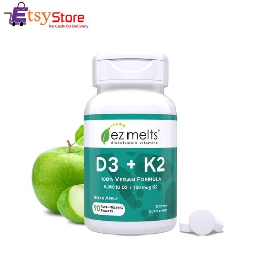 EZ Melts Vitamin D3 K2 Quick Melt Tablets In Pakistan