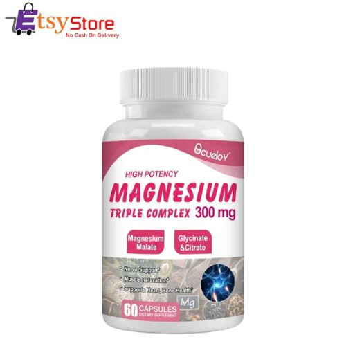 High Potency Magnesium Triple Complex 300mg Capsules In Pakistan