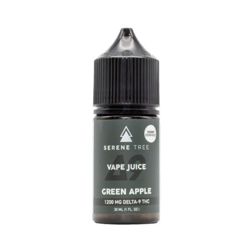 Serene Tree Delta-9 THC Green Apple Vape Juice 1200mg In Pakistan