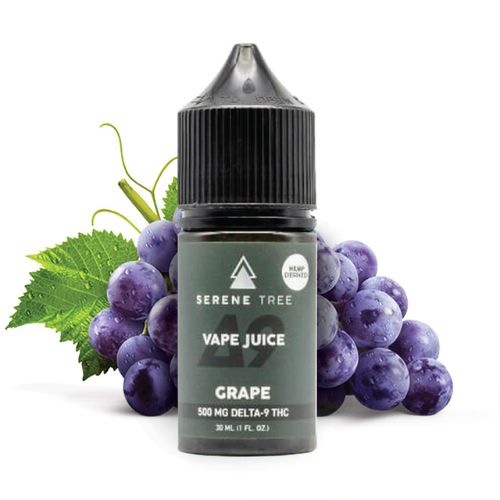 Serene Tree Delta-9 THC Grape Vape Juice 1200mg In Pakistan