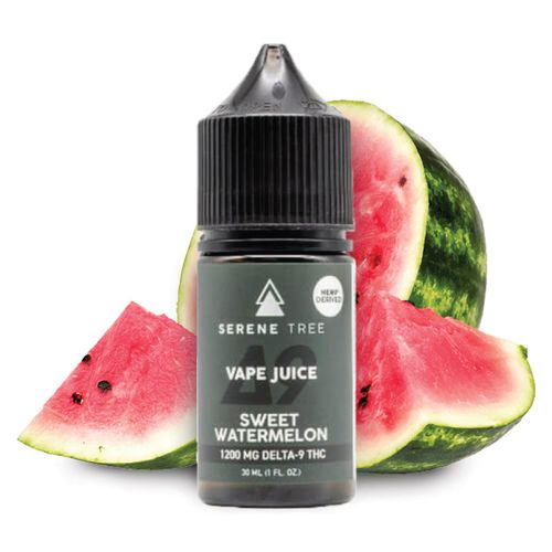 Serene Tree Delta-9 THC Sweet Watermelon Vape Juice 1200mg In Pakistan