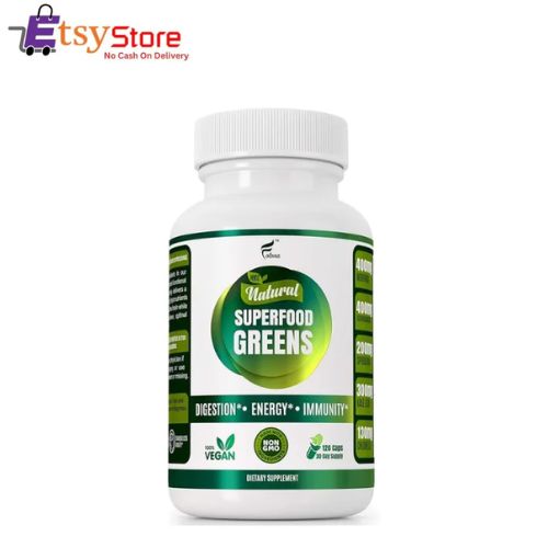 Organic Vegan Super Greens Capsules In Pakistan