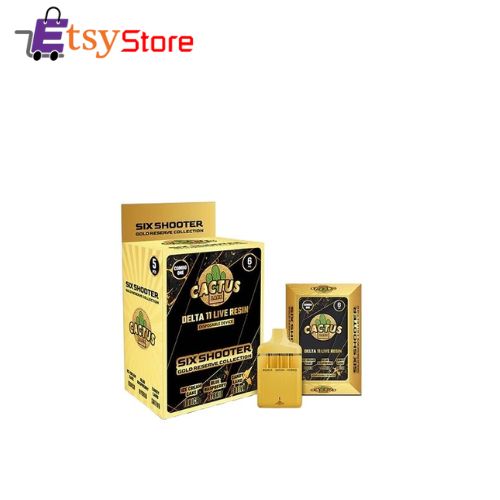 Cactus Labs Six Shooter Gold Disposable Vape In Pakistan