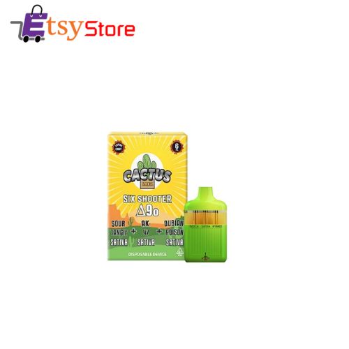 Cactus Labs Six Shooter THC-A Blend Disposable Vape In