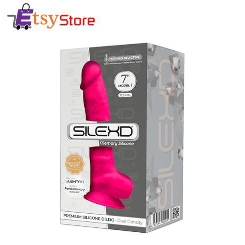 SILEXD Realistic Double Density Pink Dildo In Pakistan